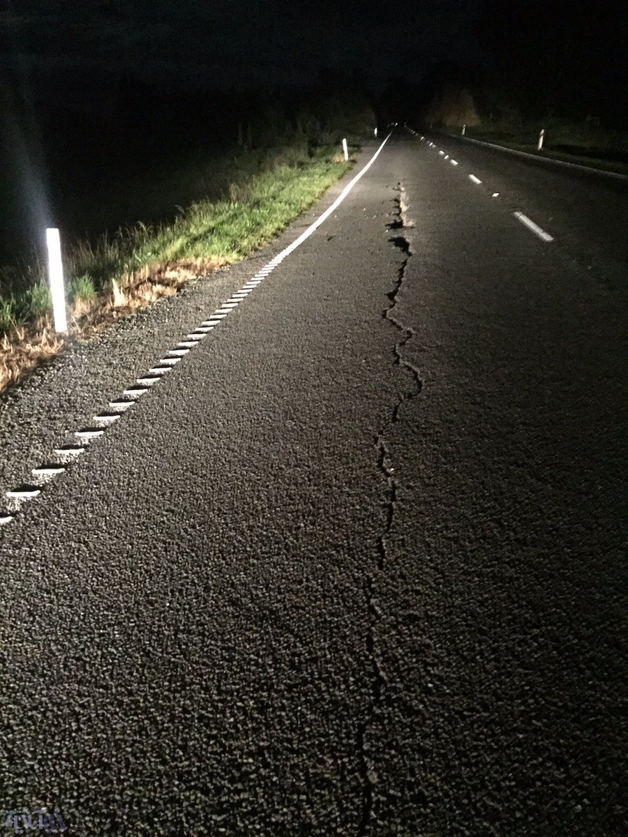 تصاویر/ زلزله ۷.۴ ریشتری در نیوزیلند