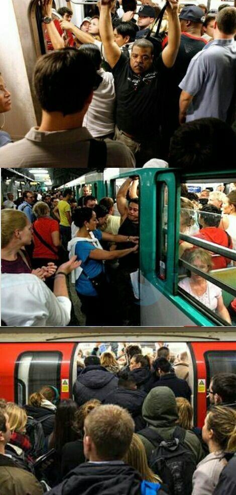 عکس/ساعت شلوغی مترو در نیویورک،‌ پاریس و لندن