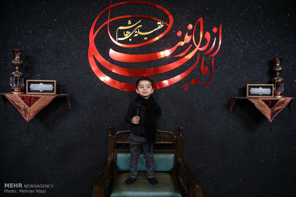 مداح خردسال: از امام حسین(ع) یک «شلوار آبی» خواستم! +تصاویر