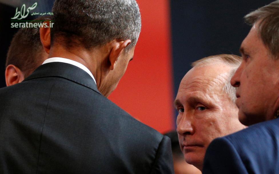 عکس/دیدار پوتین و اوباما