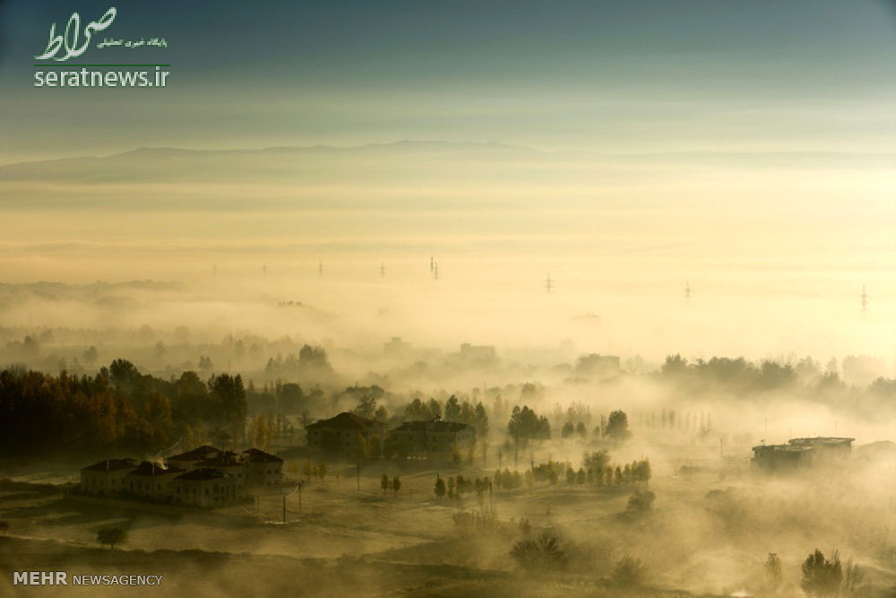 عکس/منظره مه آلود «نوار الیاس» لبنان