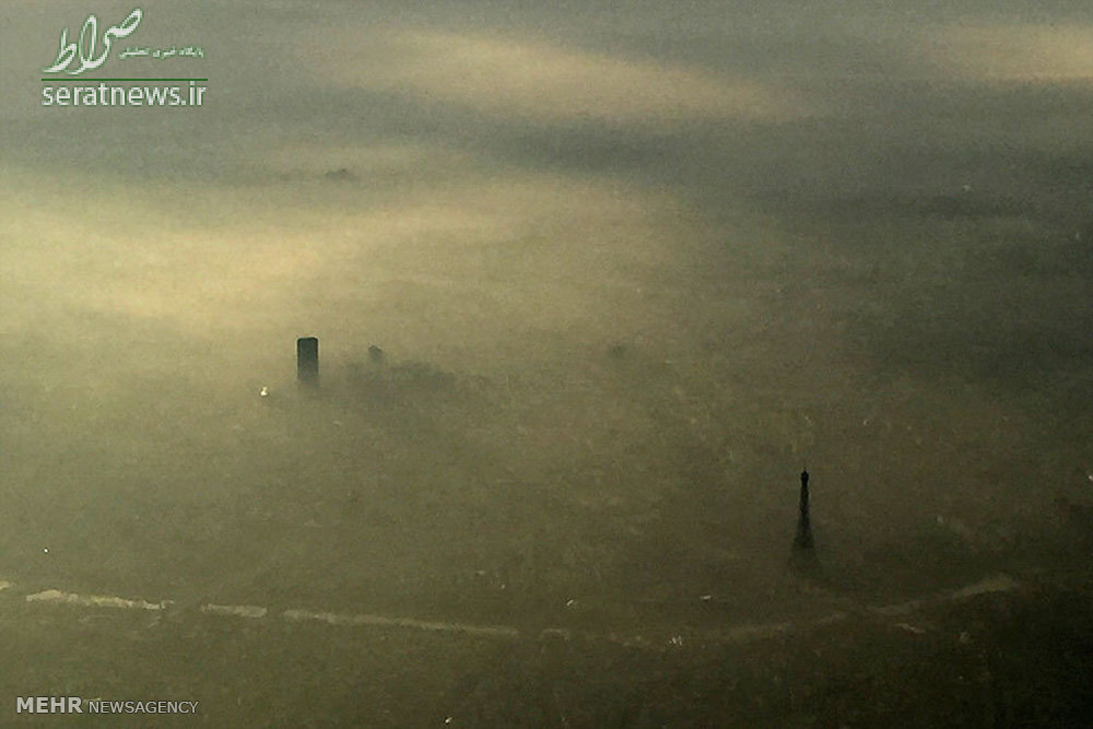 عکس/آلودگی هوای پاریس