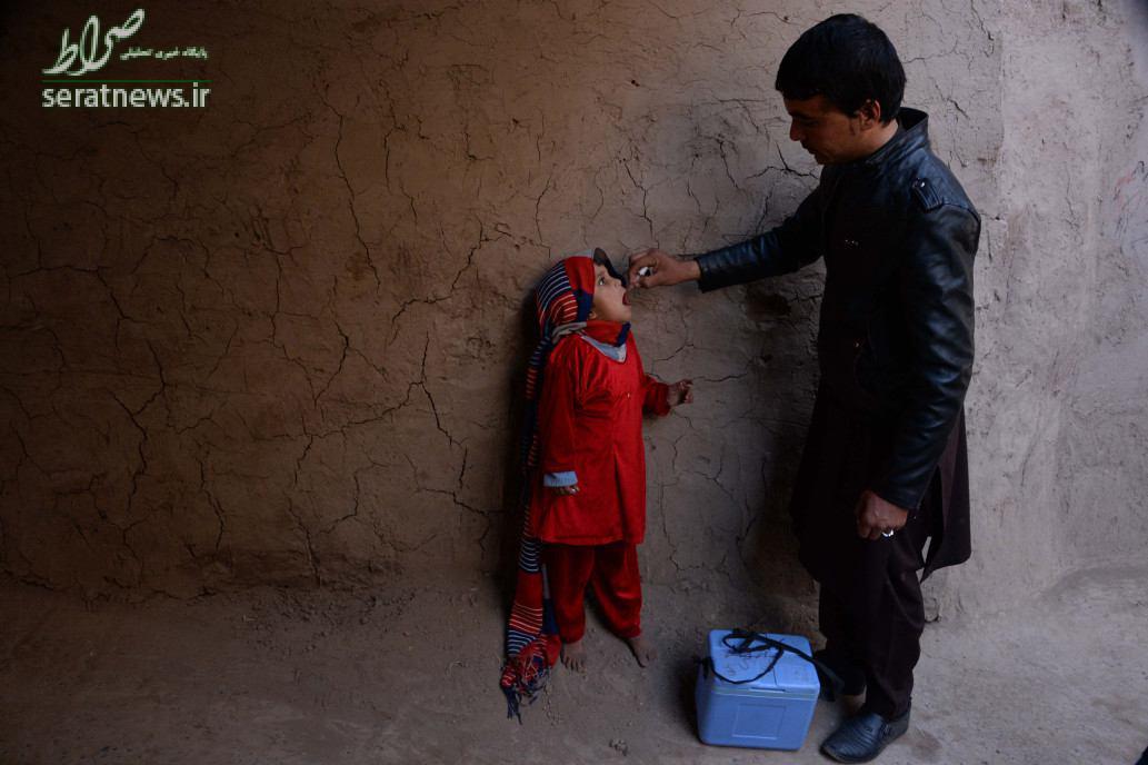 عکس/ مبارزه با فلج اطفال در افغانستان