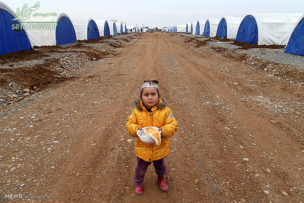 تصویری از اردوگاه پناهندگان عراقی