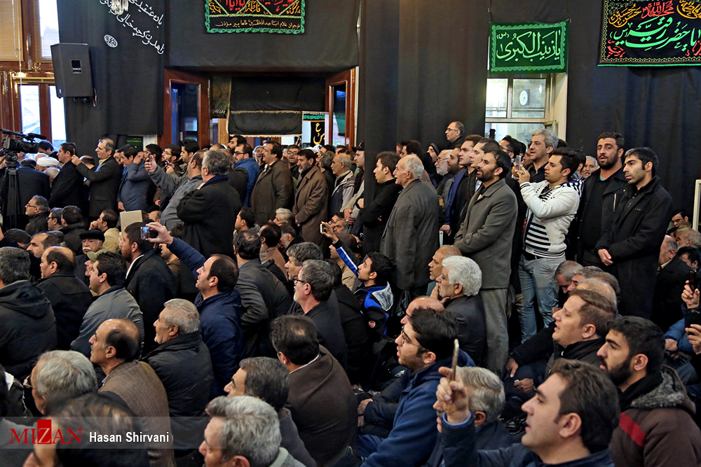 تصاویر/مراسم ترحیم حاج سلیم مؤذن زاده در تهران