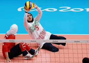 عکس والیبال نشسته بانوان ایران جهانی شد