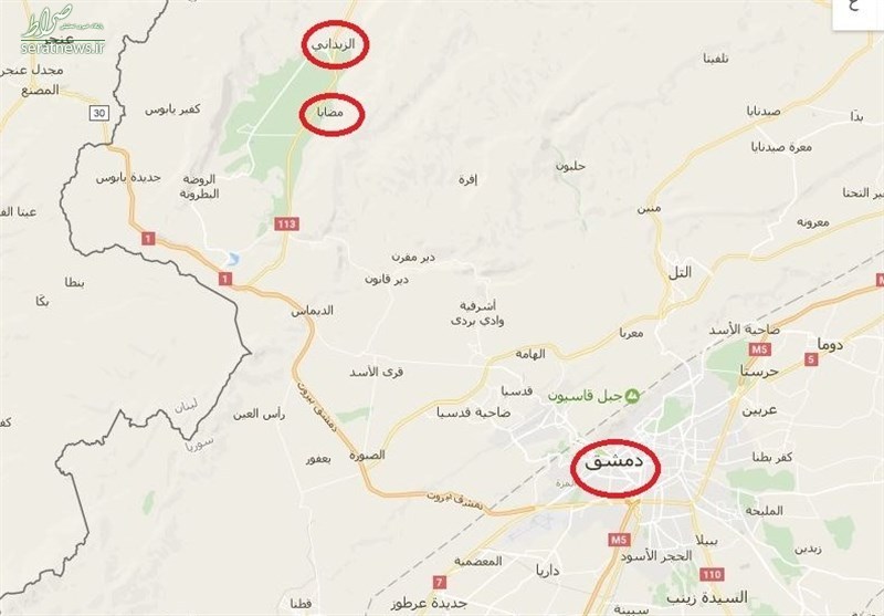 دستاورد استراتژیک ارتش در حومه دمشق +نقشه