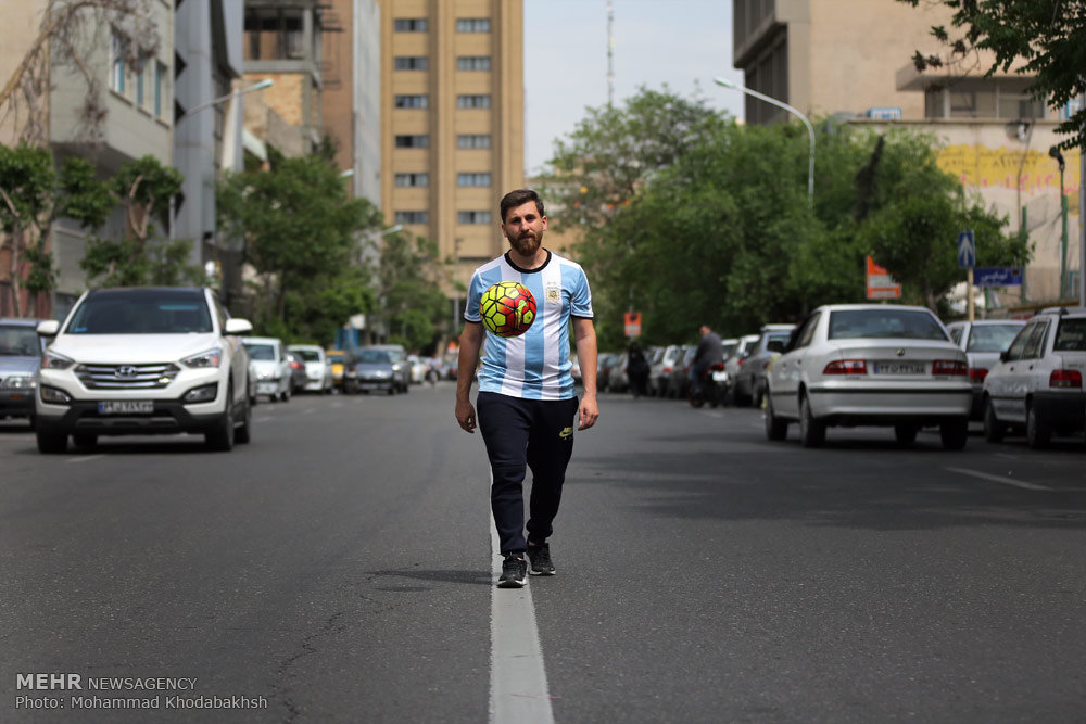 گفتگوی جالب با همزاد ایرانی مسی +تصاویر