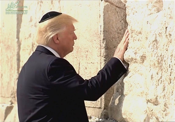 اولین رئیس‌جمهور آمریکا که از «دیوار ندبه» دیدن کرد +عکس