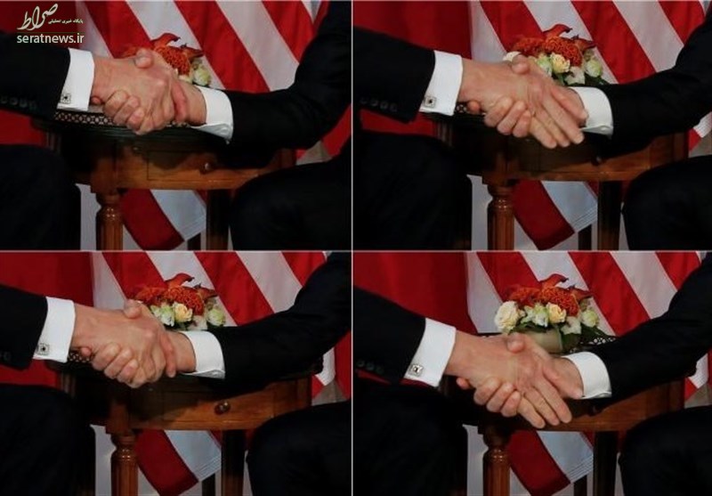نوع دست دادنم با ترامپ «بی غرض» نبود
