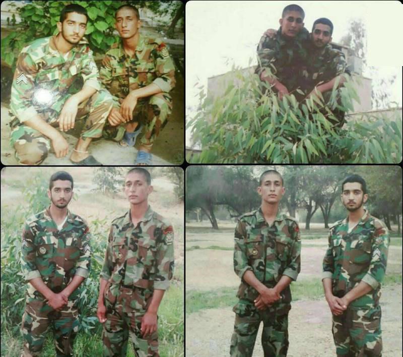 تصاویر کمتر دیده شده از دوران سربازی شهید حججی