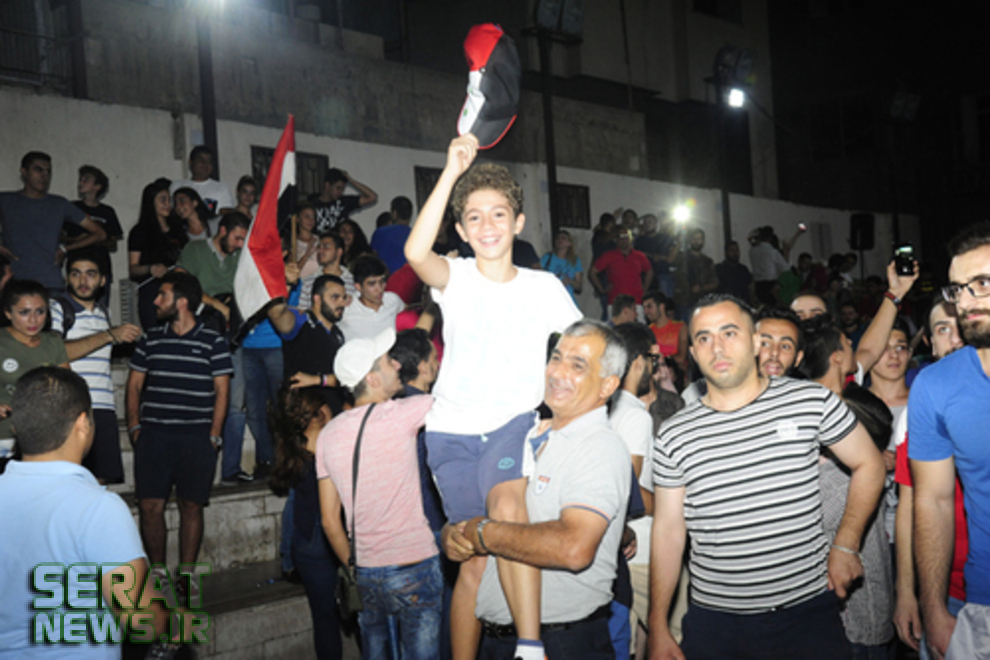تصاویر/جشن در سوریه بعد از تساوی با ایران