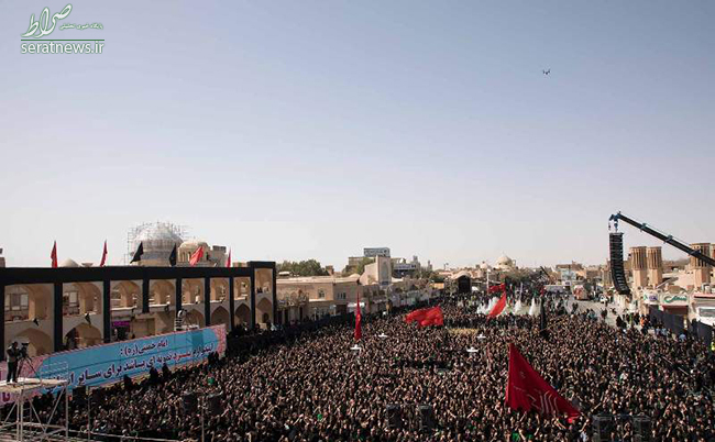 عکس/ برگزاری اجتماع بزرگ عاشورائیان در یزد