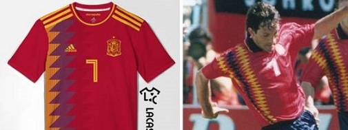 عکس/ رونمایی از لباس اسپانیا برای جام جهانی