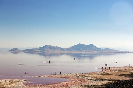 آخرین وضعیت دریاچه ارومیه +عکس