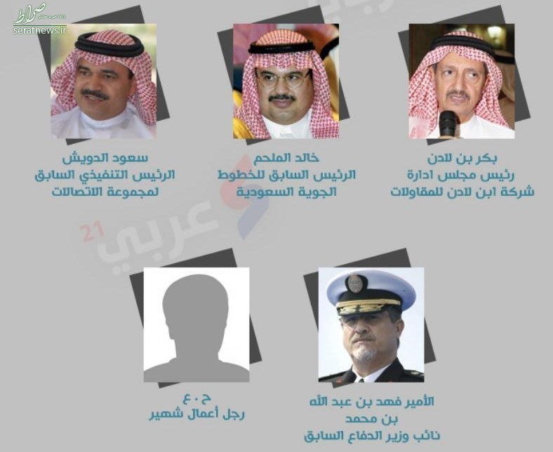 کدام شاهزادگان و مقامات سعودی بازداشت شدند+تصاویر