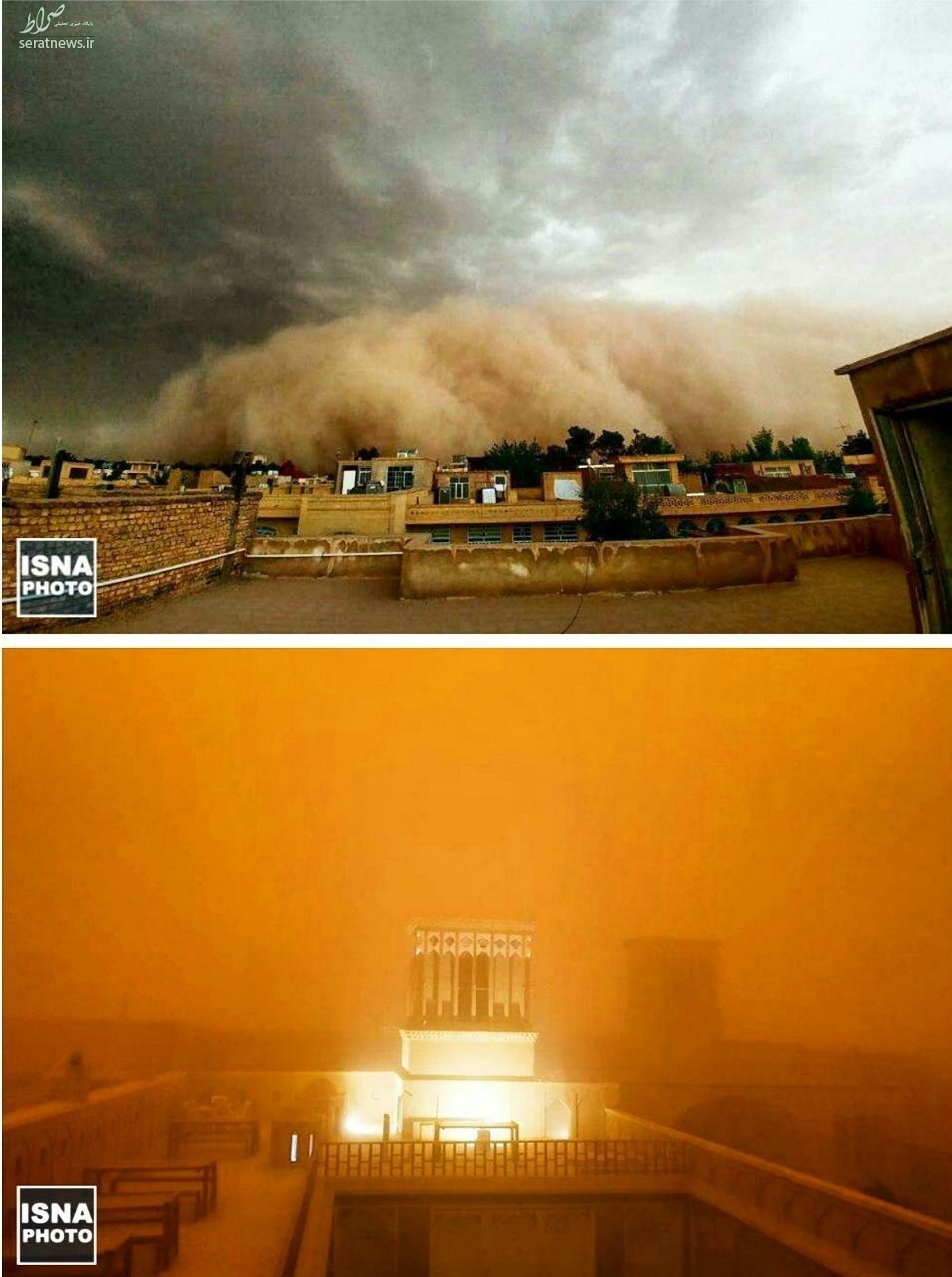 طوفان شن یزد را با خود برد+ عکس