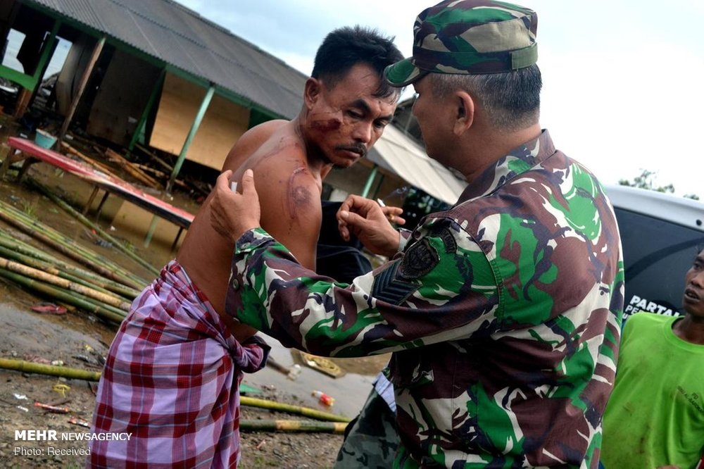 تصاویر/ سونامی مرگبار در اندونزی