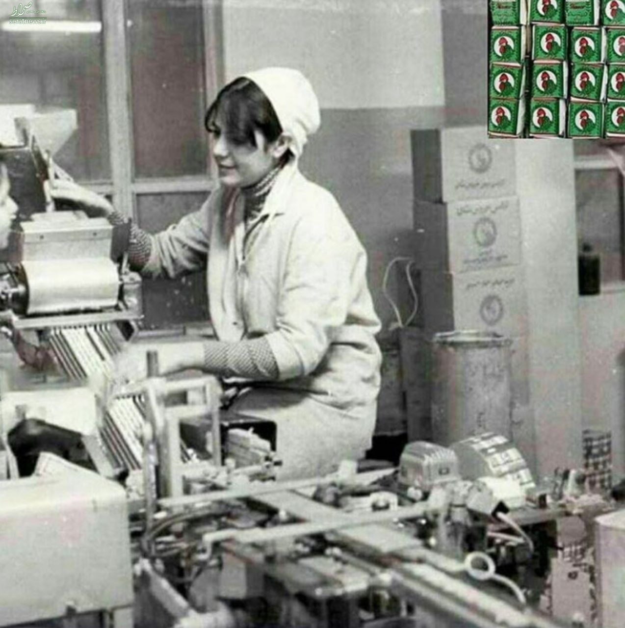 عکس/کارخانه آدامس خروس در دهه ۵۰