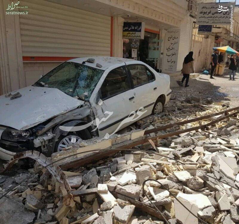 اولین تصاویر از خسارات زلزله ۵.۷ ریشتری مسجد سلیمان