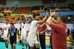 پیروزی تیم ملی والیبال مقابل قطر/کسب جواز حضور در انتخابی المپیک