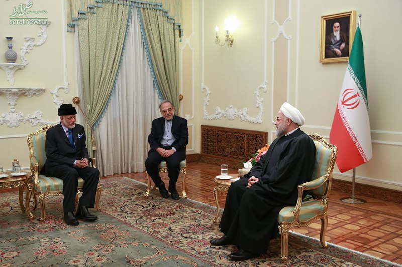 وزیر خارجه عمان به دیدار روحانی رفت +عکس