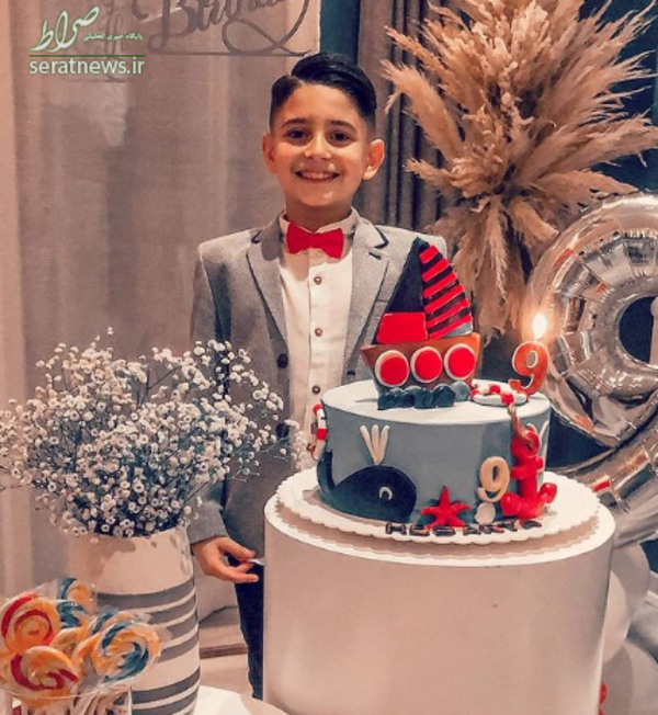 عکس/  «بابک جهانبخش» در جشن تولد لاکچری پسرش