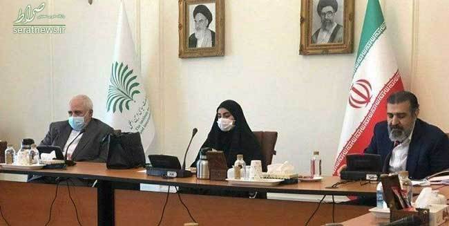 حضور دختر سردار سلیمانی در وزارت خارجه
