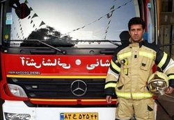 روایت تلخِ جان باختن آتش‌نشان جوان در آتش محله شوش