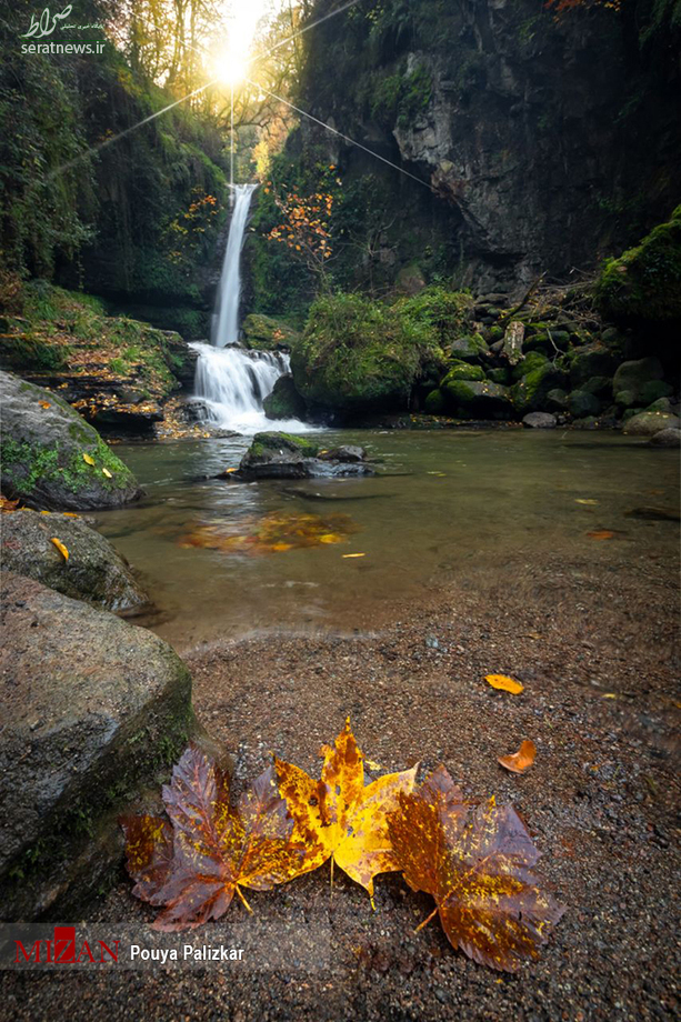 عکس / آبشار زیبای «زمرد» در گیلان