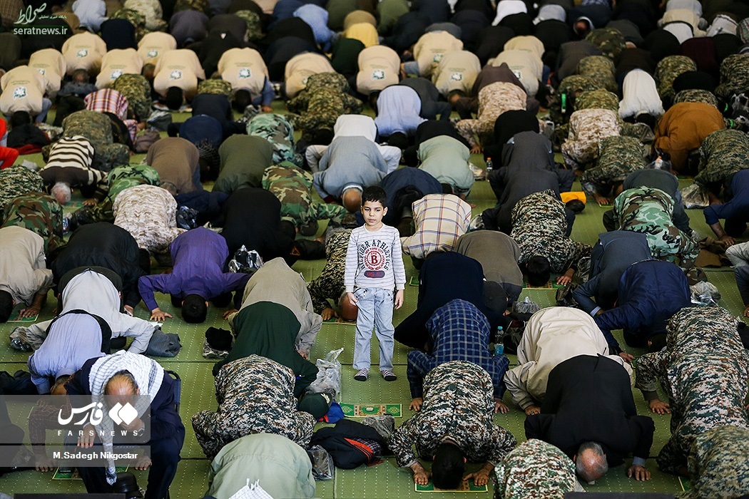 عکس /سوژه شدن حضور کودکان در نماز جمعه تهران