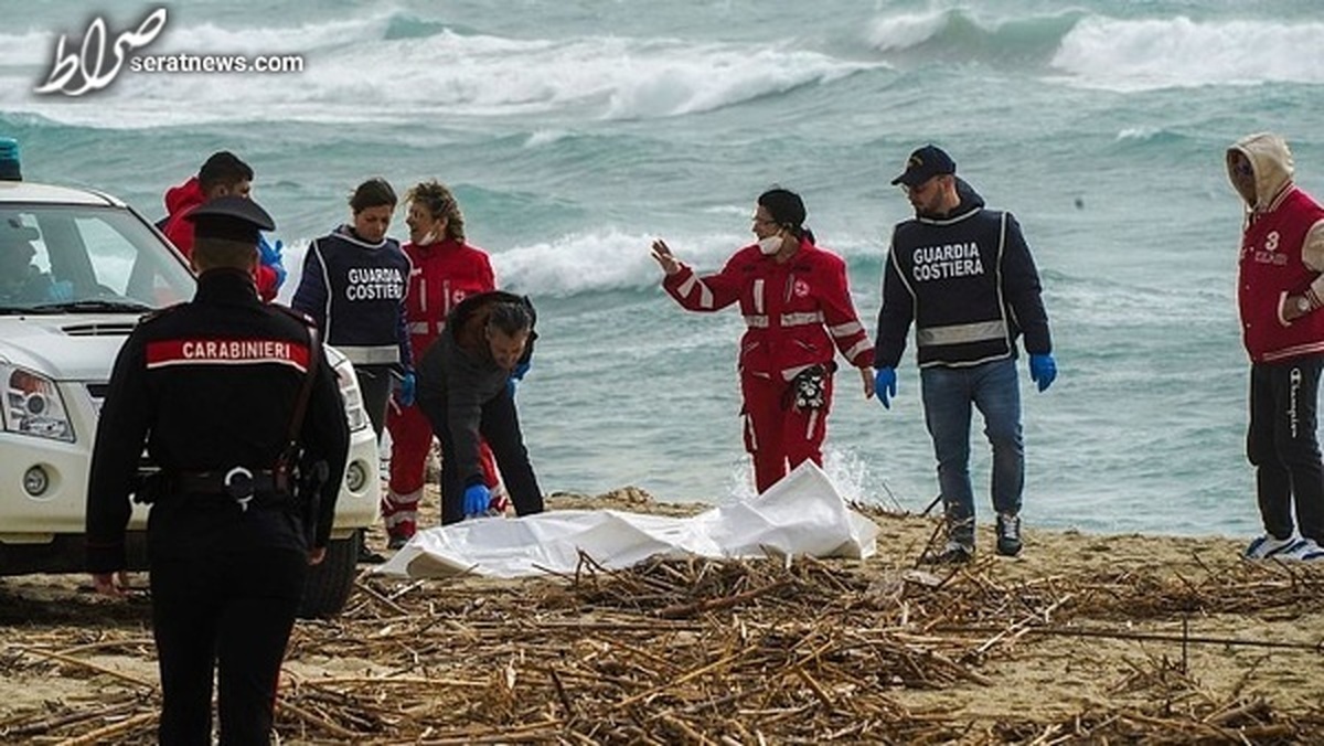 قایق حامل پناهجویان ایرانی، افغان و پاکستانی در سواحل ایتالیا غرق شد