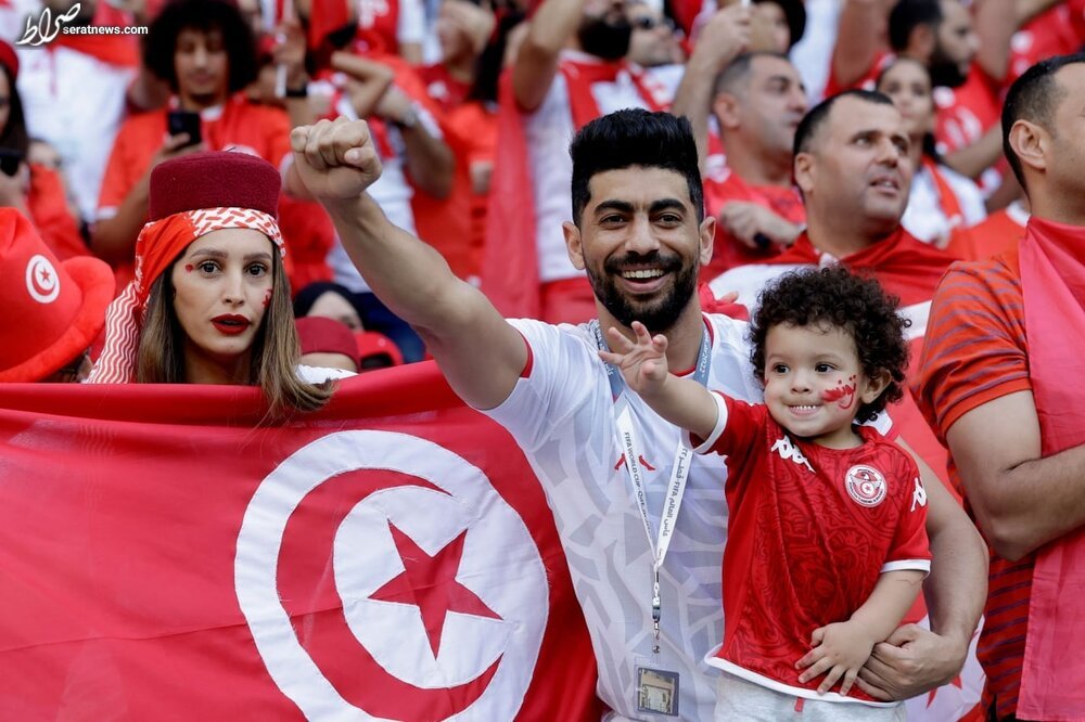 عکس/ تصویر جالب از هوادار کوچک تونس