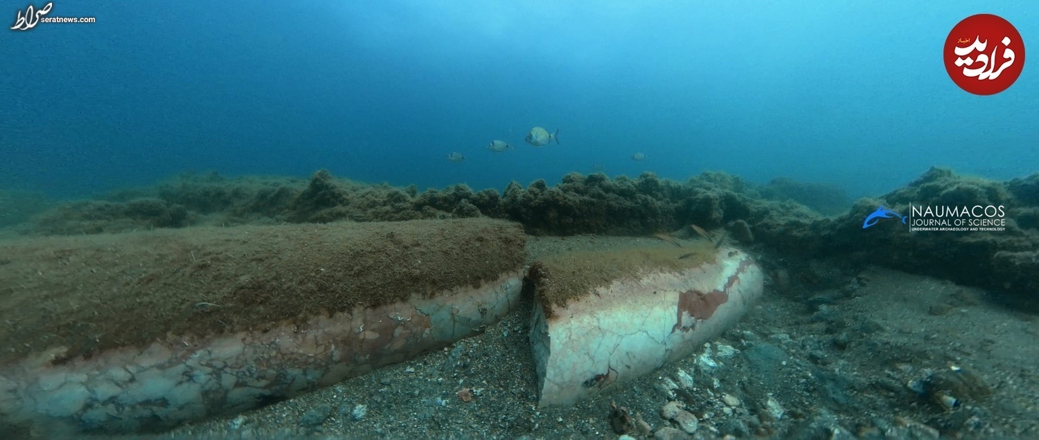 کشف موزاییک‌های رنگی ۲ هزار ساله در کف دریا +عکس
