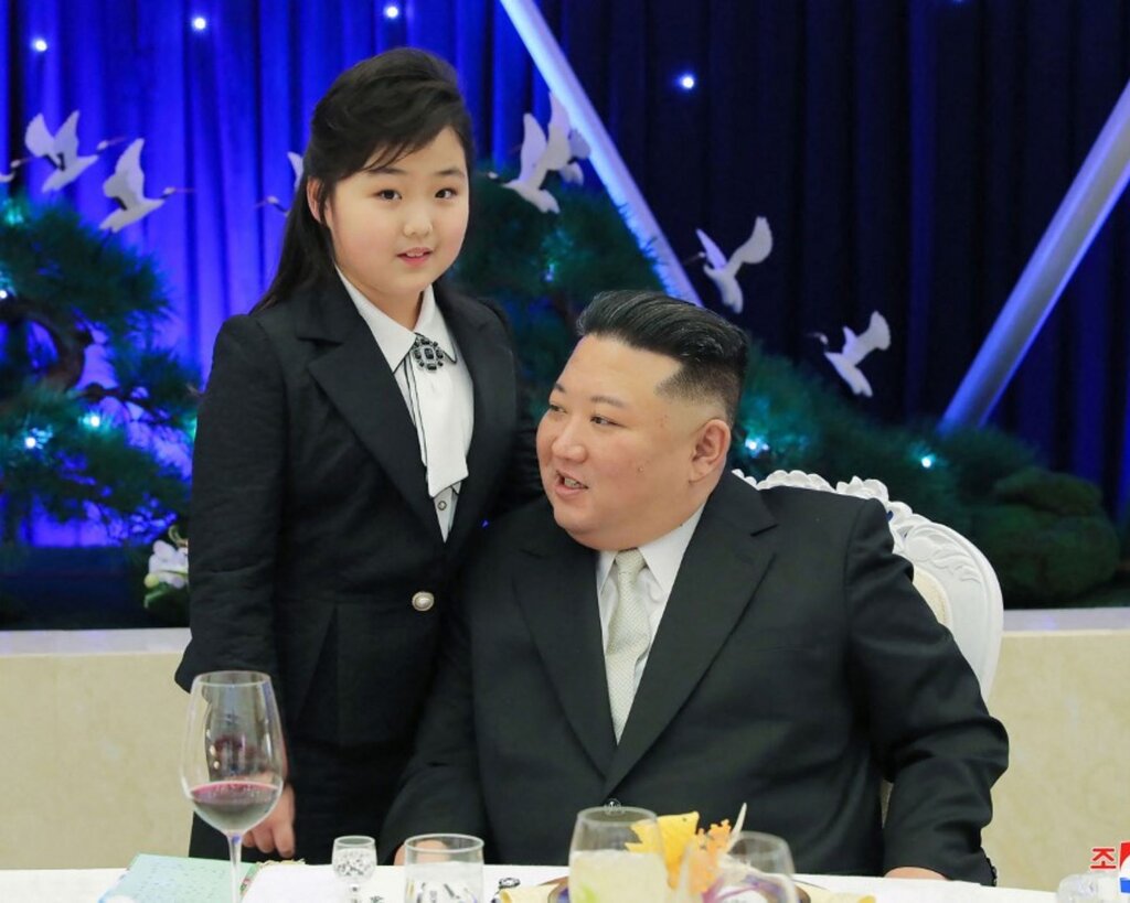 کیم جونگ اون و دخترش