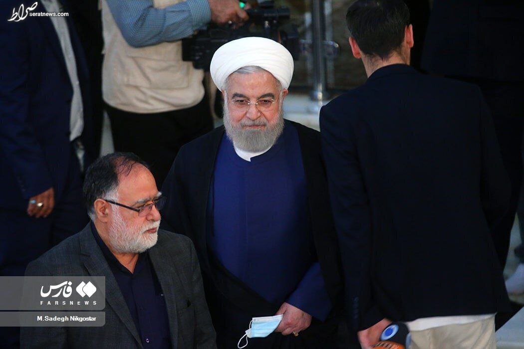 عکس/ حسن روحانی در مراسم سالگرد ارتحال امام خمینی