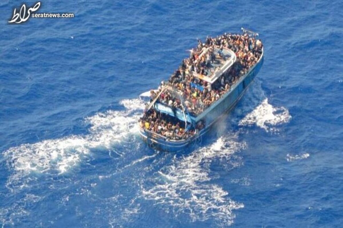 واژگونی قایق مهاجران در آب‌های یونان