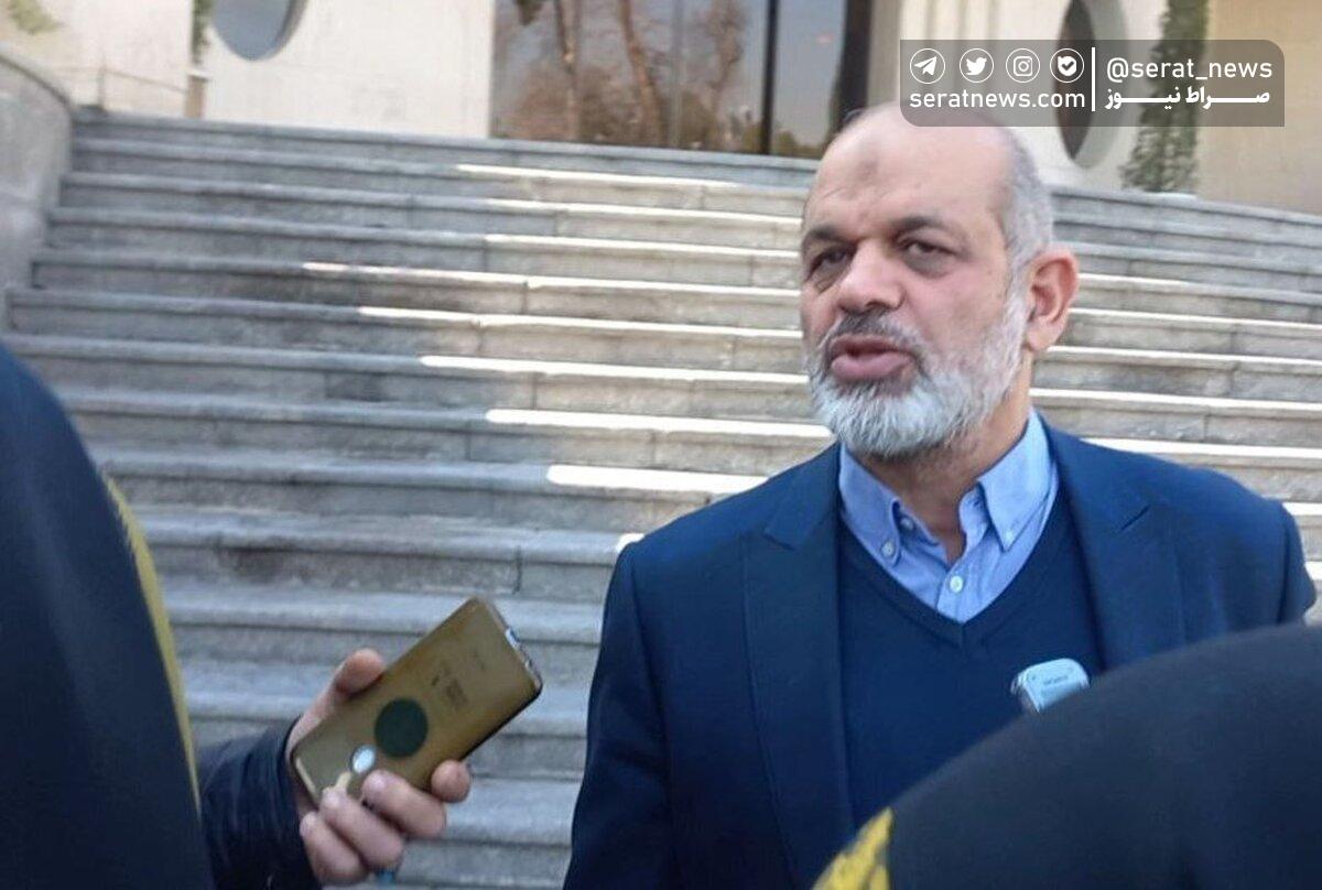 وزیر کشور وارد مهران شد؛ چهارمین سفر وحیدی به ایلام در ایام اربعین + عکس