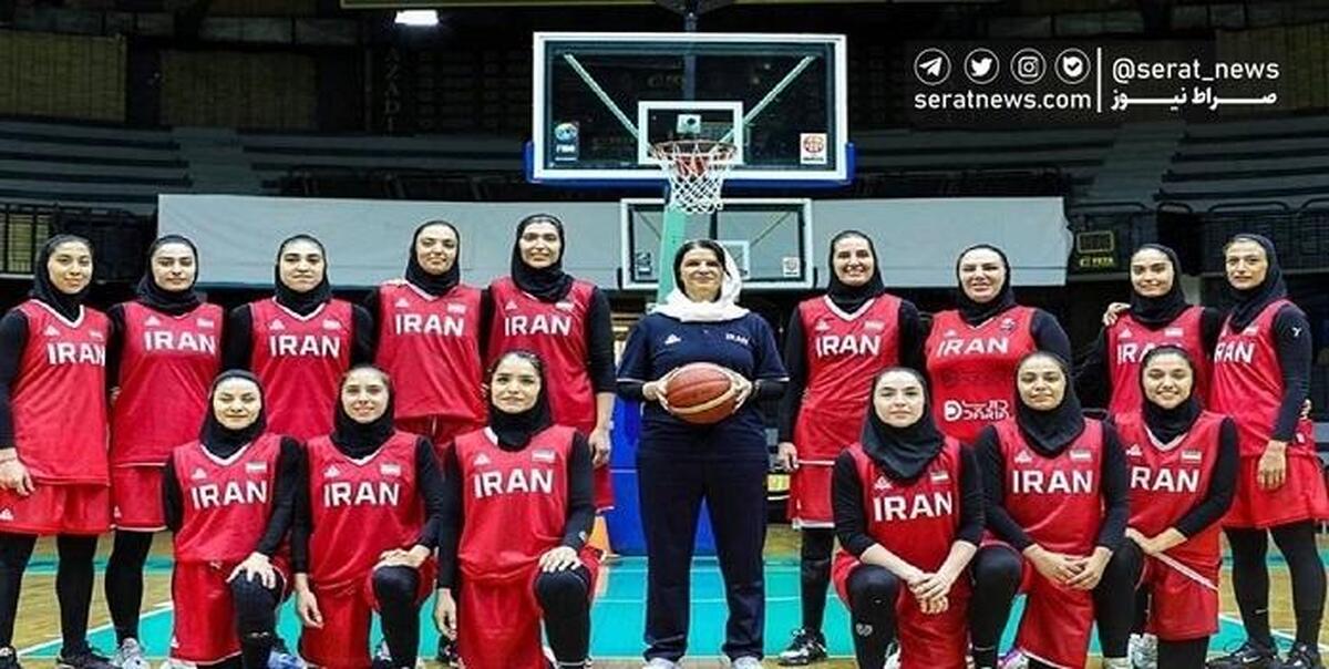 صعود ۲۶ پله‌ای زنان بسکتبالیست ایران