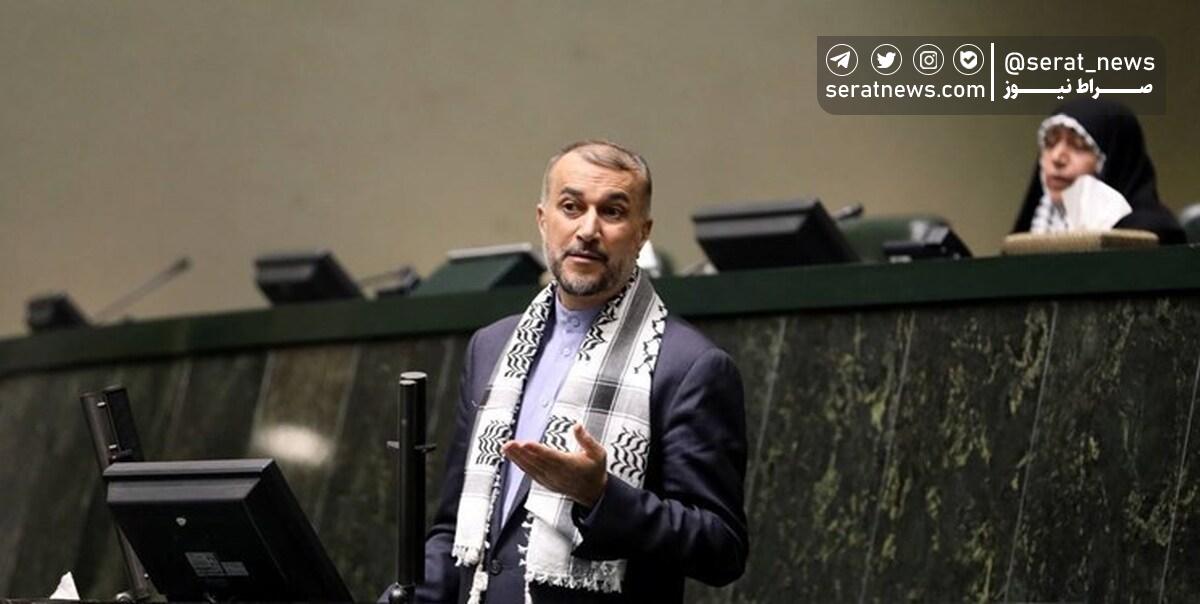 امیرعبداللهیان در مجلس: کمک‌های بشردوستانه ایران آماده ارسال به غزه است