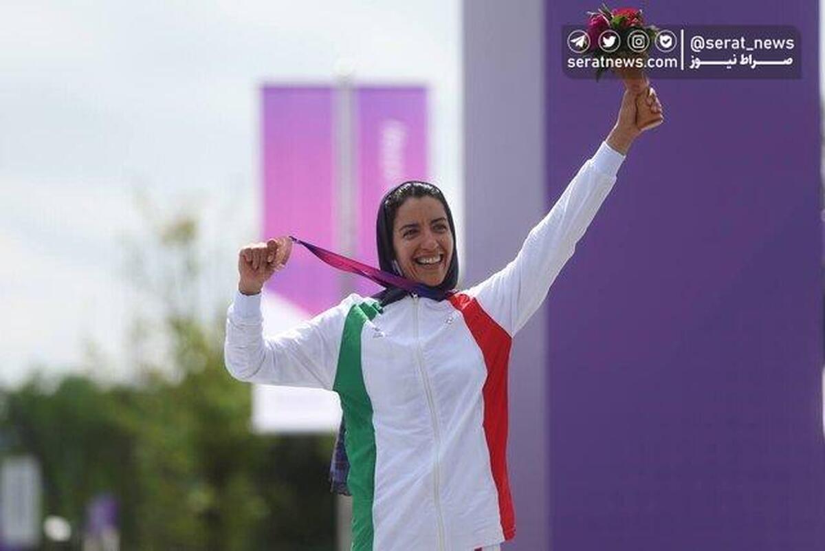 دختر رکابزن ایران مدال برنز گرفت