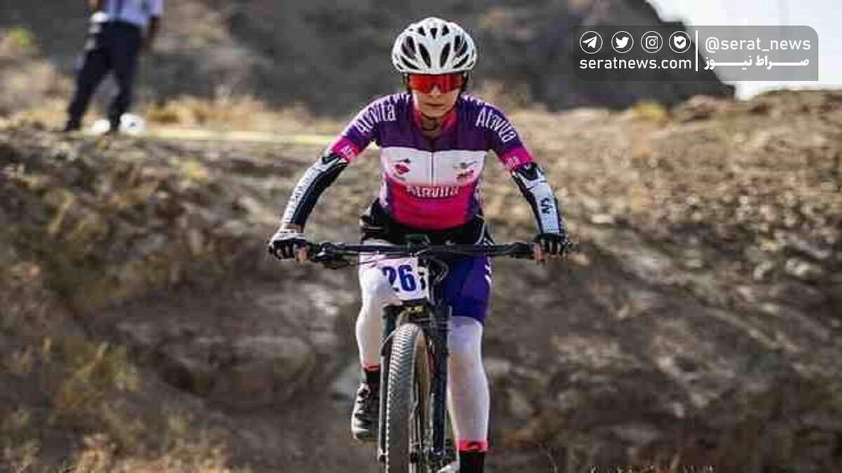 دختر رکابزن ایران به مدال برنز دست یافت