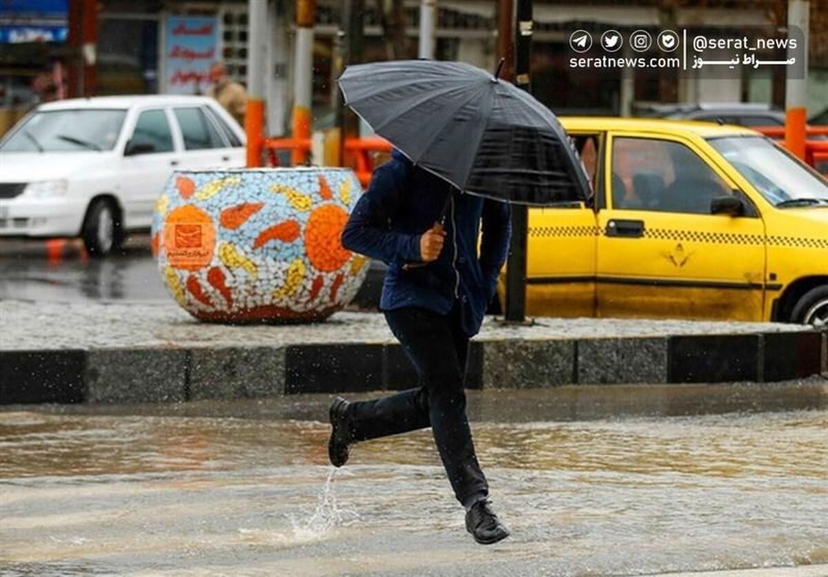 تشدید بارش‌ها در استان‌های مازندران و گلستان/ هشدار لغزندگی جاده‌ها