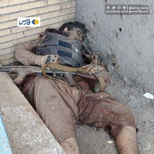 عکس/ تروریست دیگری که توسط پلیس چابهار به هلاکت رسید