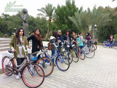 دوچرخه سواری دختران , ماراتن دوچرخه سواری دختران عراقی , دوچراخه سواری دختران عراقی , حضور دختران در دوچراخه سواری , دختران بی حجاب در عراق