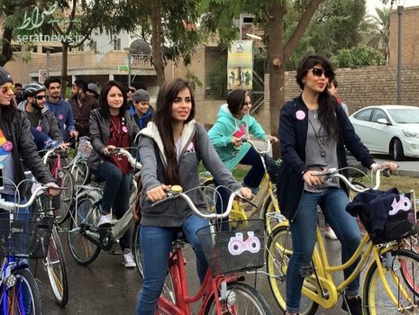دوچرخه سواری دختران , ماراتن دوچرخه سواری دختران عراقی , دوچراخه سواری دختران عراقی , حضور دختران در دوچراخه سواری , دختران بی حجاب در عراق