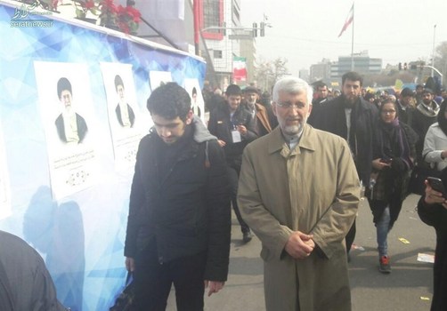 حضور سعید جلیلی در راهپیمایی 22 بهمن