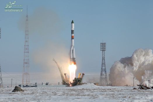 شلیک موشک ماهواره بر روسیه به فضا از پایگاه فضایی بایکونور