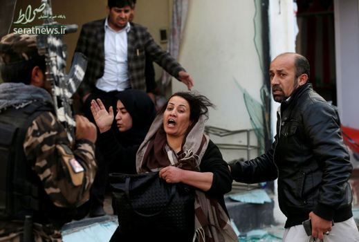 شیوه و ناله یکی از بازماندگان انفجار تروریستی در کابل پایتخت افغانستان