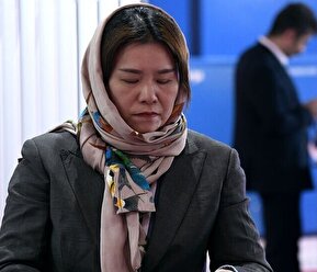 تصاویر / پوشش زنان خارجی در نمایشگاه بین‌المللی نفت تهران